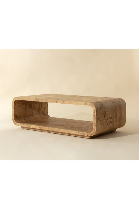 Modern European furniture - Burl Veneer Coffee Table - www.oroa.com