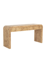 Modern European furniture - Burl Veneer Console Table - www.oroa.com
