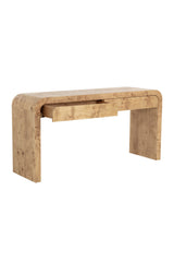Modern European furniture - Burl Veneer Console Table - www.oroa.com