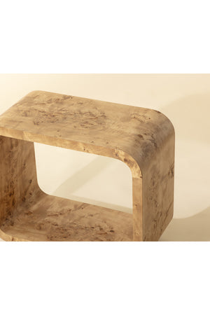 Burl Veneer End Table | Splendido Rowena | Oroa.com