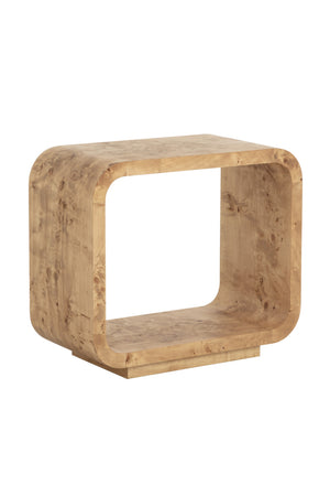 Burl Veneer End Table | Splendido Rowena | Oroa.com
