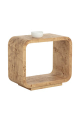 Modern European furniture - Burl Veneer End Table - www.oroa.com