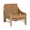 Modern European furniture - Reclined Leather Lounge Chair - www.oroa.com