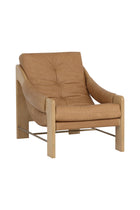Modern European furniture - Reclined Leather Lounge Chair - www.oroa.com