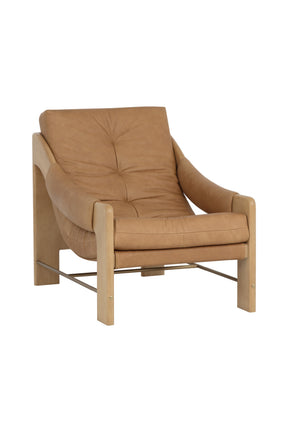 Reclined Leather Lounge Chair by Splendido Rafferty Accent Chair