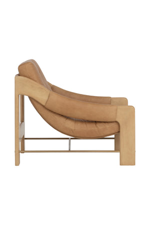 Modern European furniture - Reclined Leather Lounge Chair - www.oroa.com