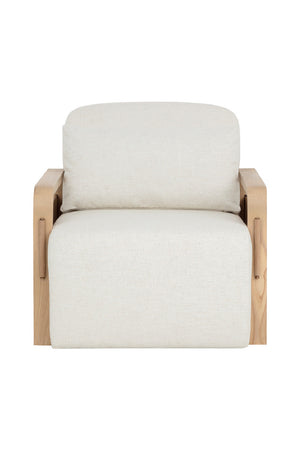 Modern European furniture - Ash-Framed Swivel Lounge Chair - www.oroa.com