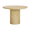 Modern European furniture - Round Indoor/Outdoor Marble Effect Dining Table - www.oroa.com