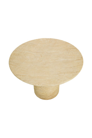 Modern European furniture - Round Indoor/Outdoor Marble Effect Dining Table - www.oroa.com
