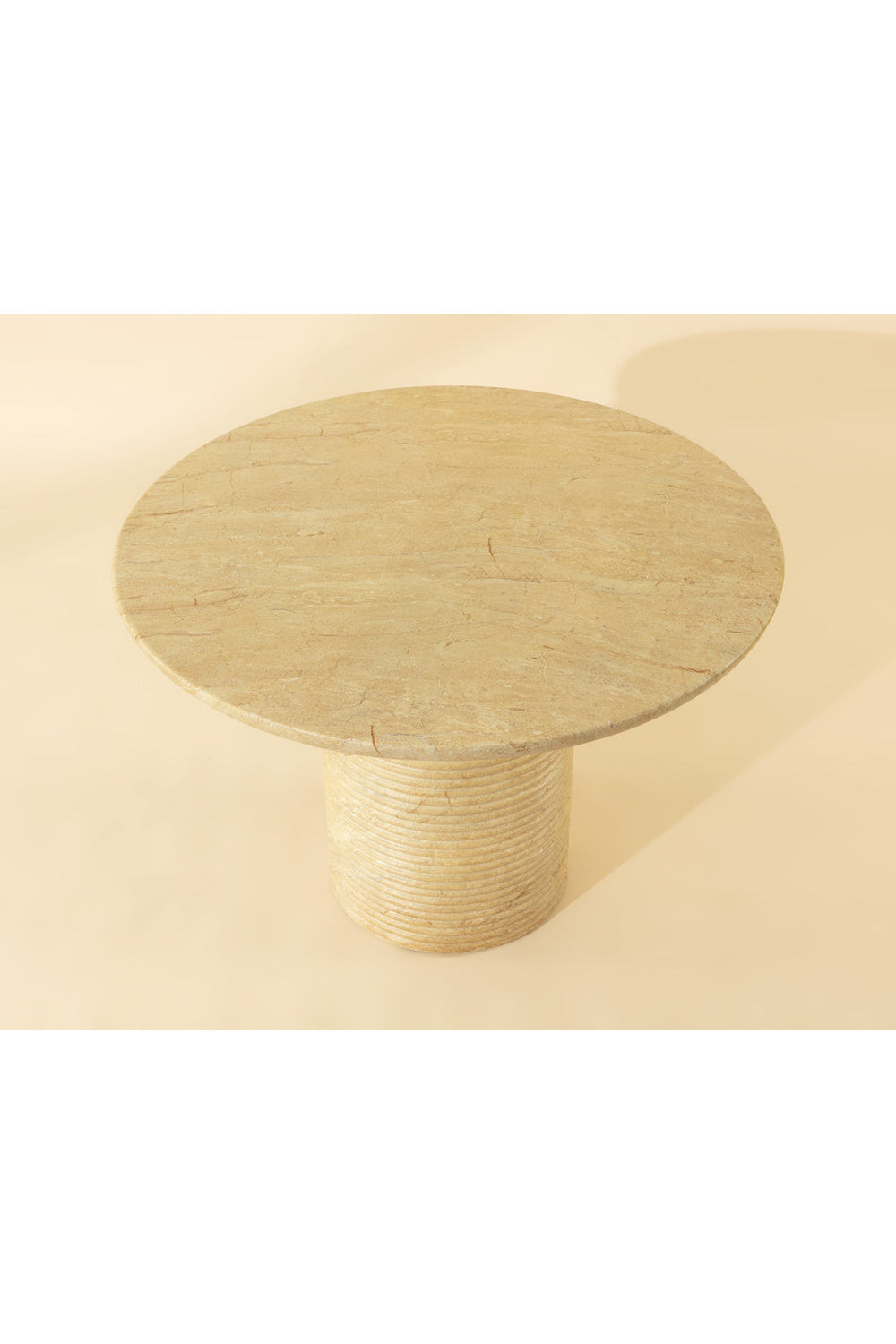 Modern European furniture - Round Indoor/Outdoor Marble Effect Dining Table - www.oroa.com