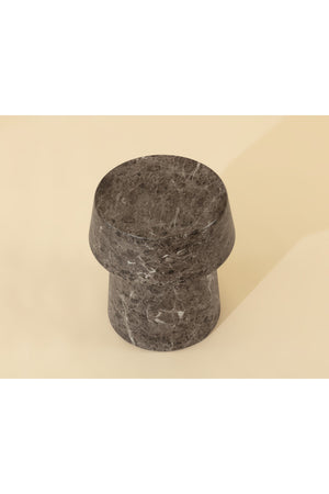 Modern European furniture - Marble Look Indoor/Outdoor End Table - www.oroa.com