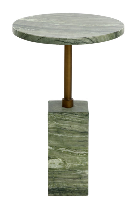 Marble-Look Indoor/Outdoor End Table | Splendido Mizani | Oroa.com