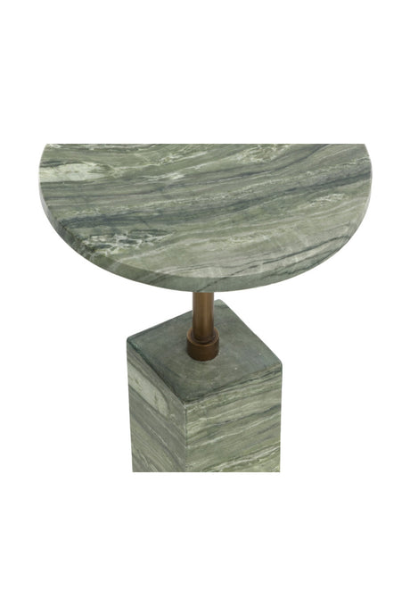 Modern European furniture - Marble-Look Indoor/Outdoor End Table - www.oroa.com