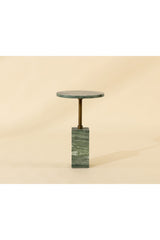 Modern European furniture - Marble-Look Indoor/Outdoor End Table - www.oroa.com