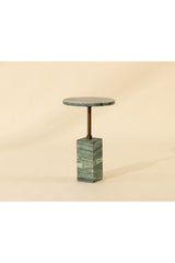 Modern European furniture - Marble-Look Indoor/Outdoor End Table - www.oroa.com
