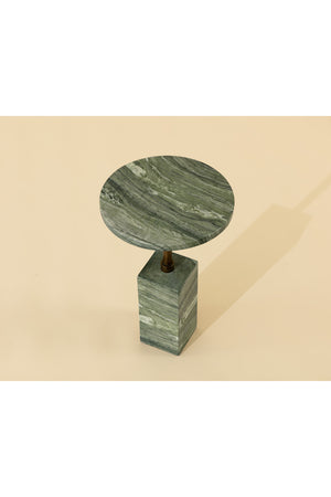   Modern European furniture - Marble-Look Indoor/Outdoor End Table - www.oroa.com | Oroa.com