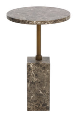 Modern European furniture - Marble-Look Indoor/Outdoor End Table - www.oroa.com