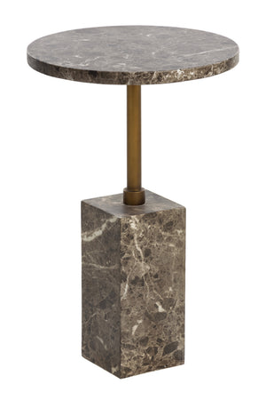   Modern European furniture - Marble-Look Indoor/Outdoor End Table - www.oroa.com | Oroa.com