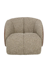 Modern European furniture - Boucle Swivel Lounge Chair - www.oroa.com