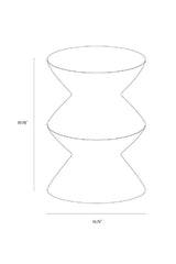 Modern European furniture - Layered Concrete Indoor/Outdoor End Table - www.oroa.com