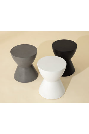 Modern European furniture - Hourglass Indoor/Outdoor End Table - www.oroa.com