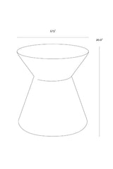 Modern European furniture - Concrete Indoor/Outdoor End Table - www.oroa.com