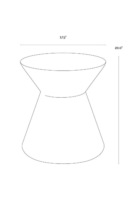 Modern European furniture - Concrete Indoor/Outdoor End Table - www.oroa.com
