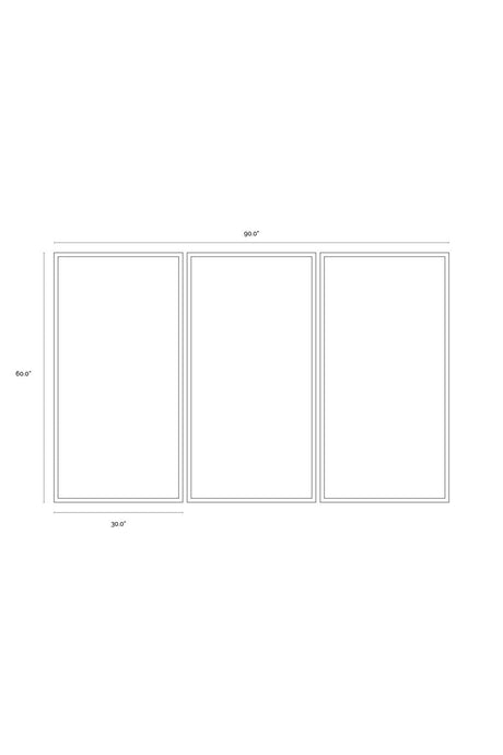 Modern European furniture - Refined Abstract Canvas Set (3) - www.oroa.com