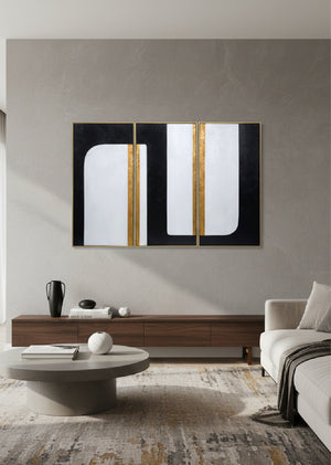 Refined Abstract Canvas Set (3) | Splendido The Path | Oroa.com