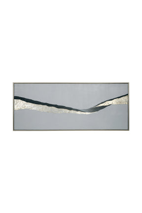 Abstract Linear Canvas Art by Splendido Frequency Art Print