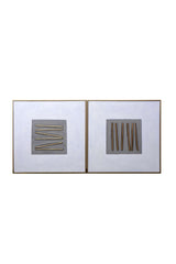 Modern European furniture - Abstract Canvas Art Set (2) - www.oroa.com