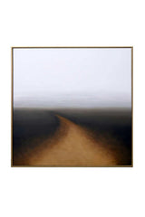 Modern European furniture - Contemporary Abstract Art with Gold Frame - www.oroa.com