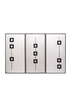 Modern European furniture - Minimalist Abstract Wall Art Set of 3 - www.oroa.com