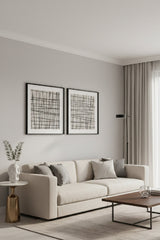 Modern European furniture - Minimalist Line Art Set (2) - www.oroa.com