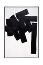 Modern European furniture - Black Abstract Painting - www.oroa.com