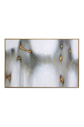 Abstract Moody Wall Art by Splendido Water Marks Art Print