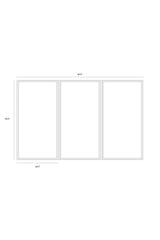 Modern European furniture - Contemporary Geometric Triptych Art Set (3) - www.oroa.com