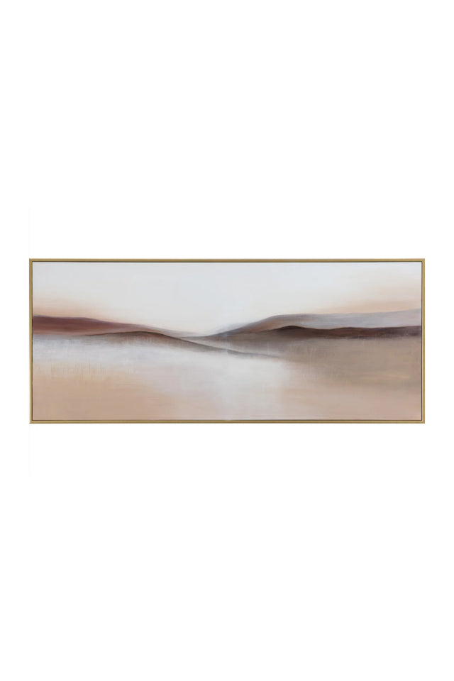 Brown Minimalist Landscape Art | Splendido Desert Sands | Oroa.com