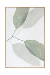 Modern European furniture - Green Leaves Painting Set (2) - www.oroa.com