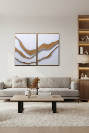 Modern European furniture - Modern Geometric Art Set (2) - www.oroa.com