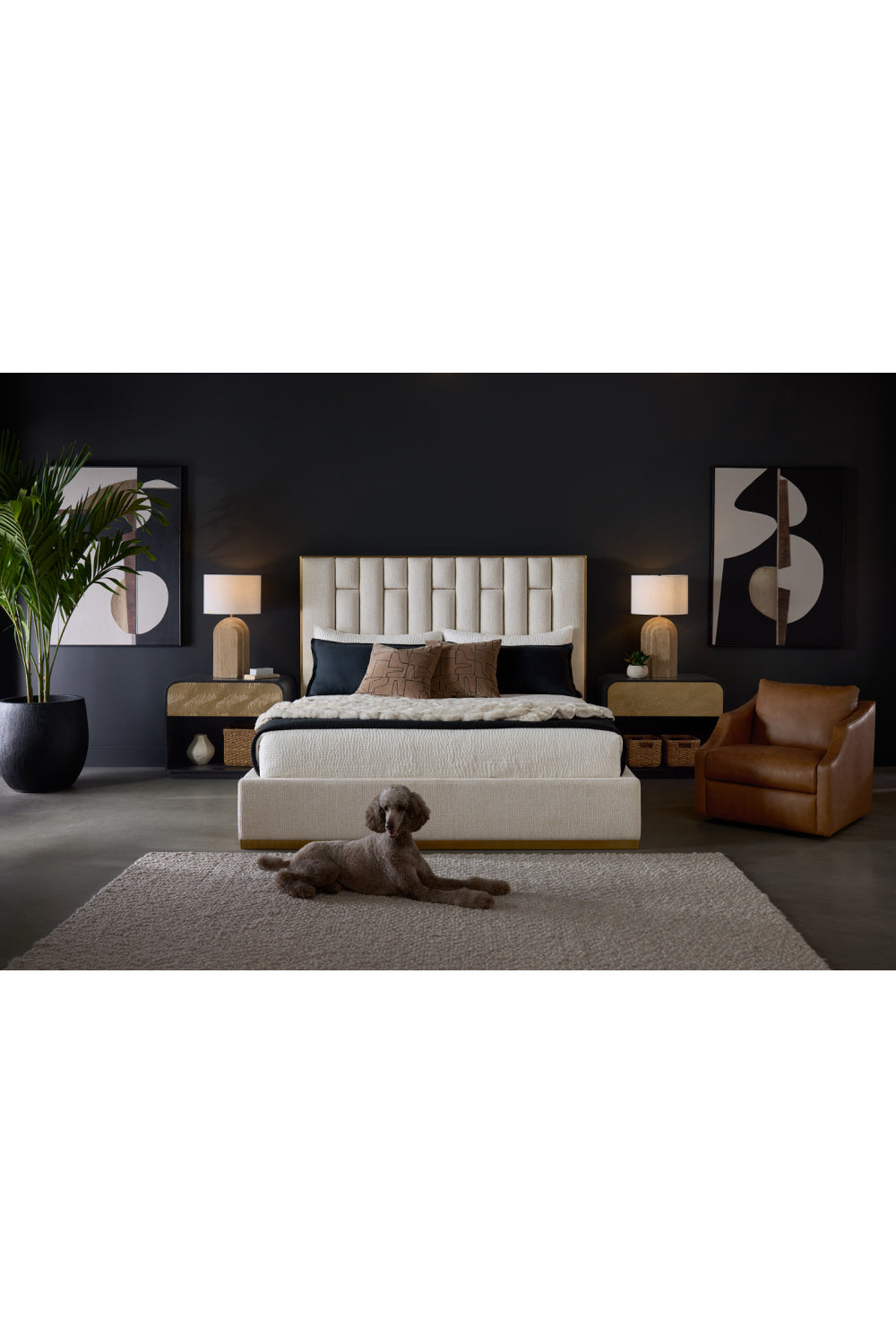 Black Abstract Modern Art Set (2) | Splendido Good Neighbours | Oroa.com