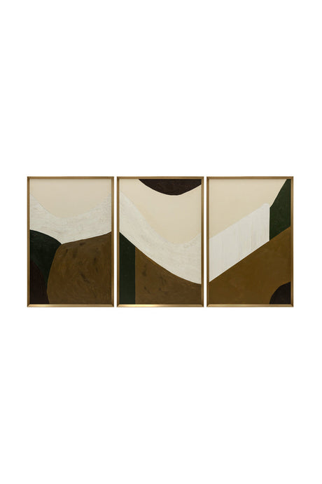 Modern European furniture - Earth-Toned Abstract Art - www.oroa.com