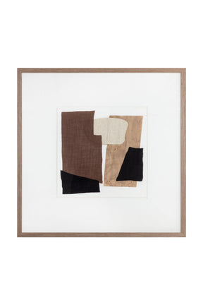 Fabric Collage Wall Art by Splendido Family Dynamics Art Print