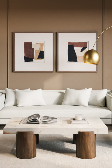 Modern European furniture - Fabric Collage Wall Art - www.oroa.com