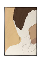 Face Outline Textured Art by Splendido Strike A Pose Art Print, alternate view 8