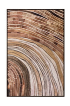 Brown Mosaic Wall Art by Splendido Turning Point Art Print