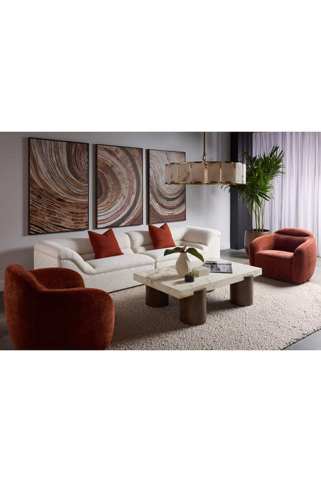 Modern European furniture - Brown Mosaic Wall Art - www.oroa.com