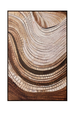 Modern European furniture - Brown Mosaic Wall Art - www.oroa.com