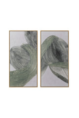 Modern European furniture - Minimalist Linear Abstract Wall Art Set (2) - www.oroa.com