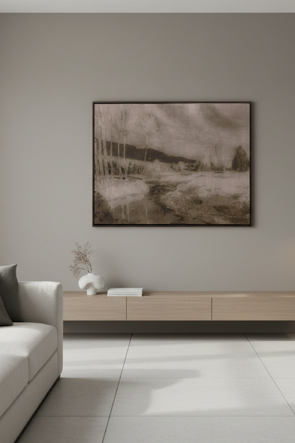 Modern European furniture - Vintage-Tone Landscape Canvas - www.oroa.com